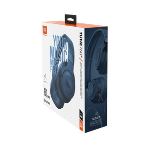 JBL Tune 760NC - Blue - Wireless Over-Ear NC Headphones - Detailshot 10